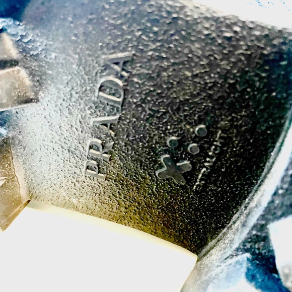 PRADA BOOTS (combat) size 43 Monolith brushed leather and nylon boots with pouch - Picture 9 of 9